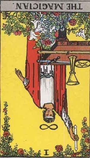 The Magician Tarot Card Meaning The reversed magician tarot card interpretation, illustrating its meanings.